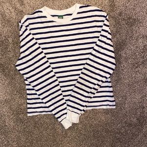 3/10. Striped sweater